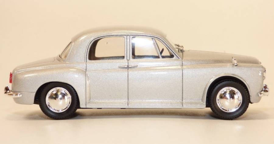 Rover 90 Saloon 1956 silver 1/43 Cararama-OxfordDiecast NEW+boxed #6061 instant wheels