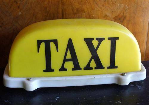 A Genuine TAXI sign!! How Totally Awesome is this!! For your Mancave or Bar!!