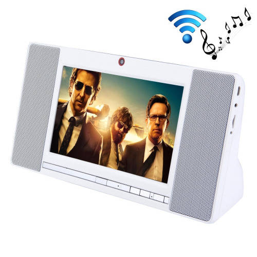 WiFi Intelligent Bluetooth 4.0 Wireless Tablet Speaker 7'Display Android 4.4 With Front Camera 2MP