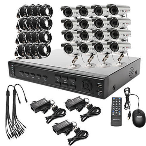 16-Channel CCTV Kit 1200TVL, 1tB Harddrive + RG59