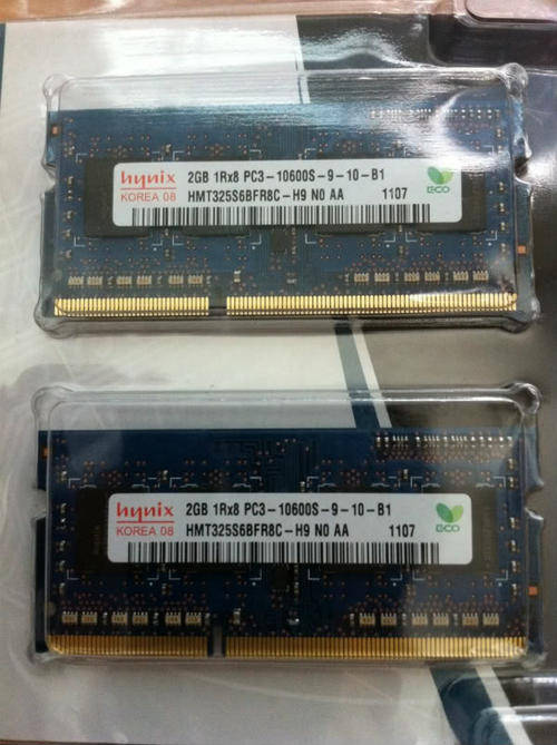 Hynix 2 GIG DDR3 - 1333 - Notebook Memory