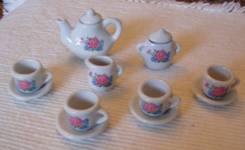 miniature tea set