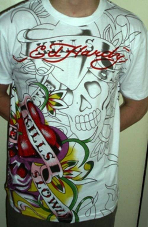 ED HARDEY MENS SHIRT ''VINTAGE TATOO WEAR''