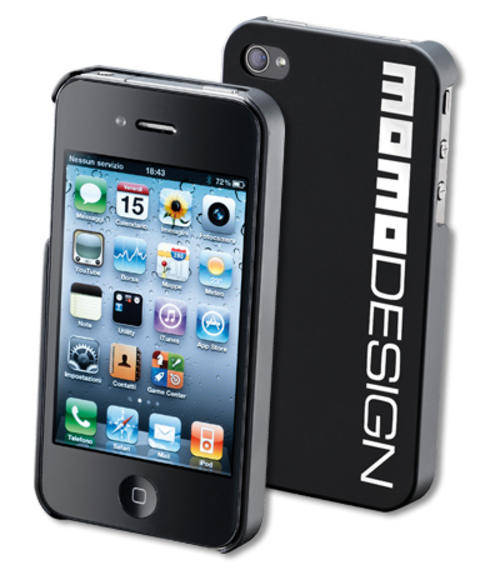 MOMO IPHONE4S/4 - BLACK/WHITE COVER