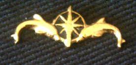 Submarine badge (3rd type) lapel badge