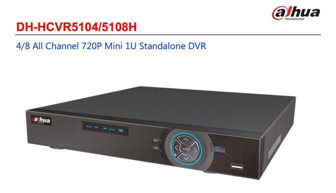 DAHUA 8CH HDCVI Megapixel HD standalone DVR