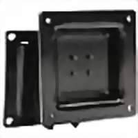 Ajustable wall bracket for LCD monitor