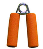 Orange Soft-covered Exercise Hand Grips to Strengthen Arms/Wrists