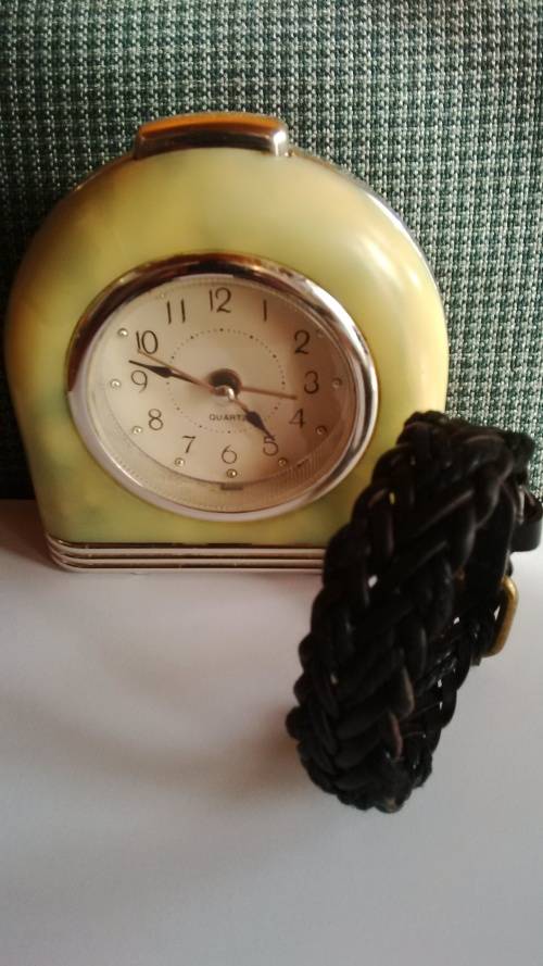 Ladies Cool & Funky Platted Style Leather Wrist Band