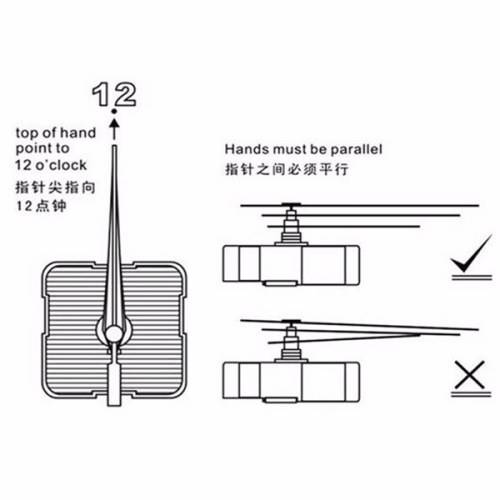 Easy to Assemble & Fit complete Watch  Mechanism