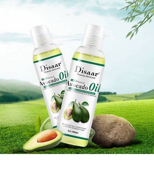 DISAAR Full Body Natural Skin &  Deep Scar Tissue Healing , Repair & Moisturizing Avocado Oil