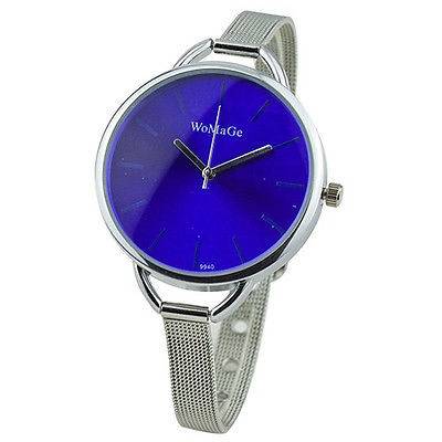 Ladies Elegant & Cool WoMaGe Stainless Steel Meshband Watch