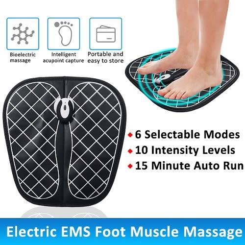 ELECTRIC PAIN and SORE MUSCLE RELIEVING EMS FOOT MASSAGER and MUSCLE STIMULATOR