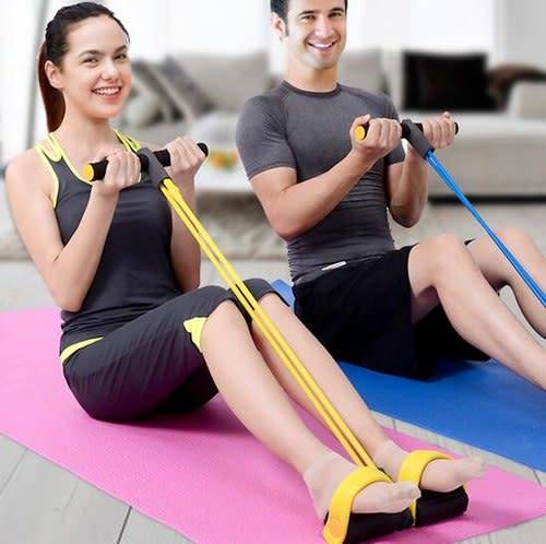 Pedal Puller Resistance Band Full Body Trimmer and Core Strengthner Machine