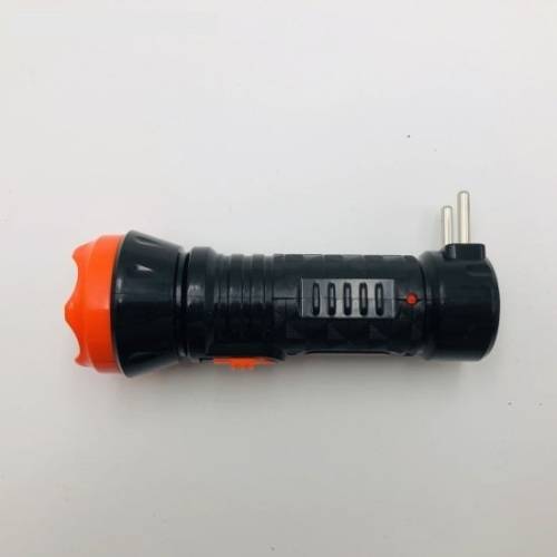 THOJOS POWERFUL and LONG LASTING RECHARGEABLE 2PIN LED TORCH