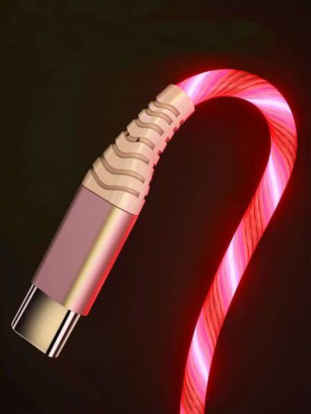 Amazing 1M Luminous ( High Charge Glow in the Dark ) Type-C Data and Streaming Fast Charger Cable