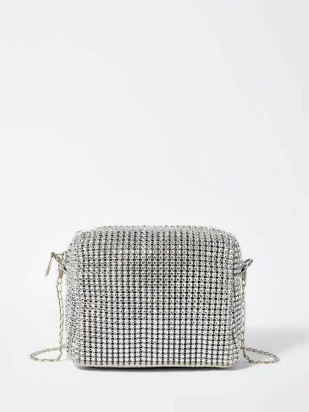 LADIES RHINESTONE ENCRUSTED CRYSTAL COUTURE BAG