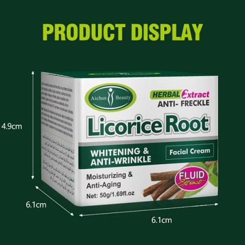 HERBAL EXTRACT Licorice Root Anti- Wrinkle , Skin Firming & Skin Repair Face Cream