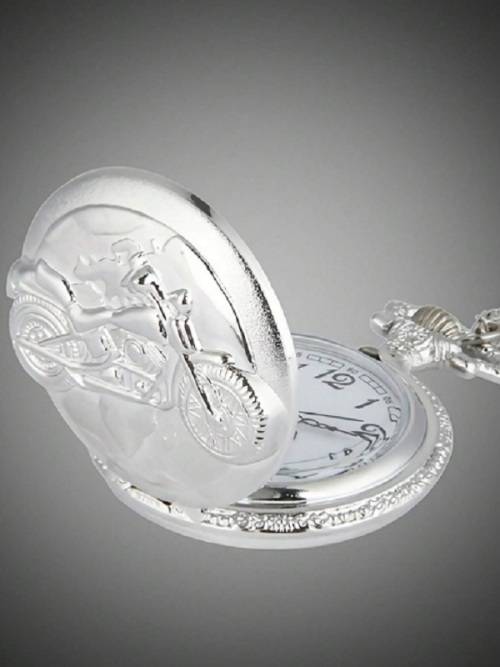 Stunning Classic Harley Davidson Vintage Design Quartz Pocket Watch