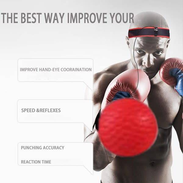 Boxing Headband Ball Precision , Eye Co-ordination & Reflex Training & Workout Equipment