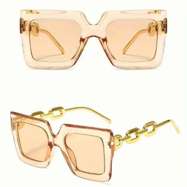 Ladies Stunning Oversized High Street Square Frame Sunglasses