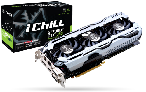 Inno3d iChiLL GeForce GTX 1060 6GB 9Gbps X3 V2 GDDR5