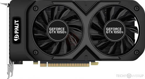 Palit GeForce GTX 1050 Ti Dual OC 4GB GDDR5