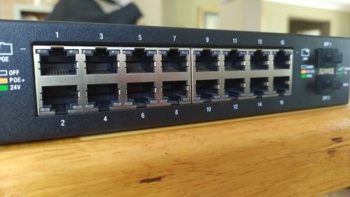 Ubiquiti 16 port POE EdgeSwitch