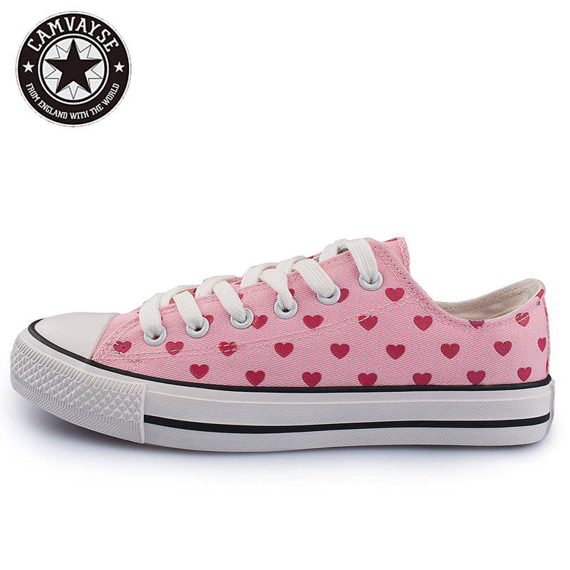 CAMVAYSE (England) Casual Canvas Sneaker Shoes - Pink