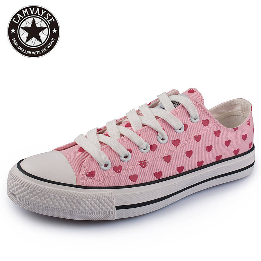 CAMVAYSE (England) Casual Canvas Sneaker Shoes - Pink