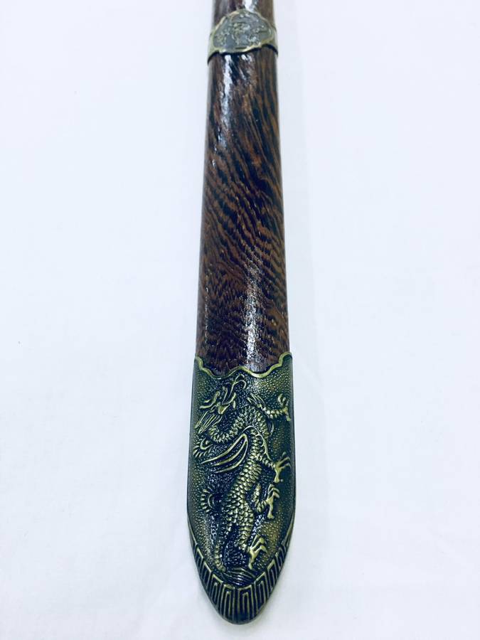 Chinese Tai Chi Style Long Straight Sword Metal Steel Dragon Martial Arts Sword