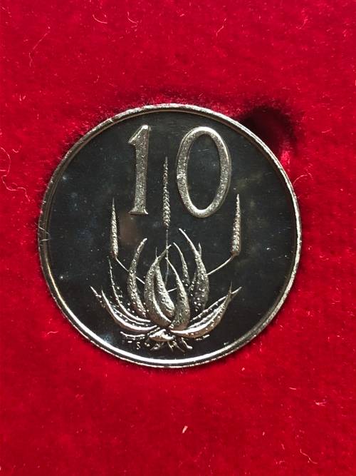 1970 South Africa Partial Proof Coin Set - 50, 20, 10, 5, 2, 1 & 1/2 Cents
