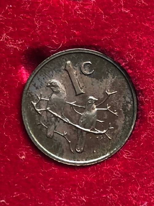 1973 South Africa Partial Proof Coin Set - 50, 20, 10, 5, 2, 1 and 1/2 Cents