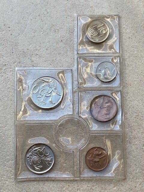 1976 Partial UNC set, no R1 and Half cent