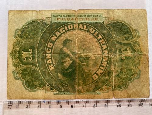 Moçambique Um Escudo note. Lisboa, 1 de Setembro de 1941