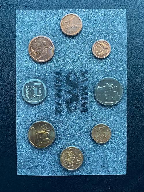 1990 South Africa Uncirculated Coin Set. PW Botha on Back of R1