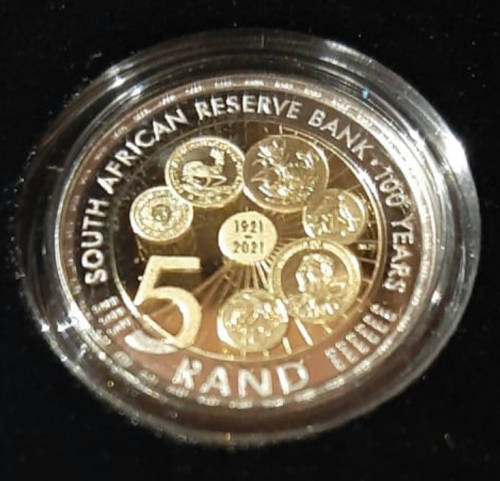 2021 SARB Centenary Circulation Proof R5 (9.50 gram)