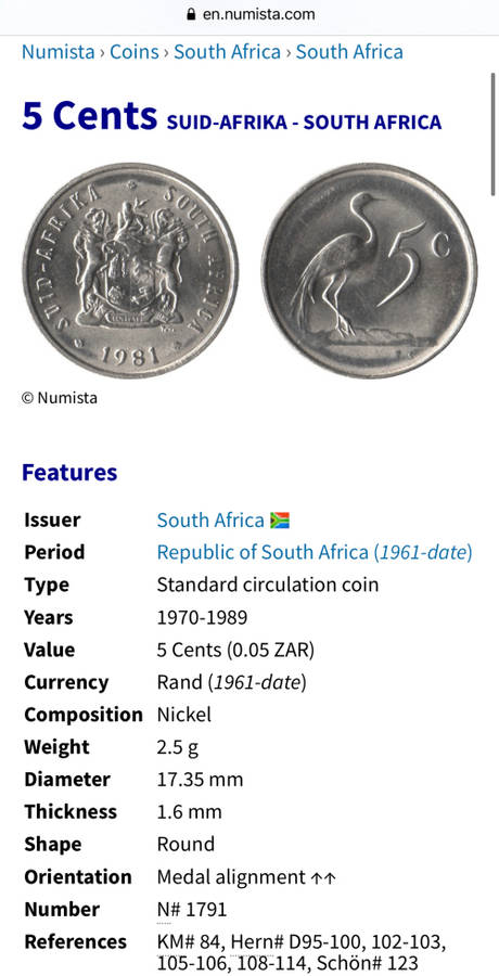 1977 Partial Proof Set - Includes 1/2c-50c in SA Mint Box. Brilliant Proof Coins.