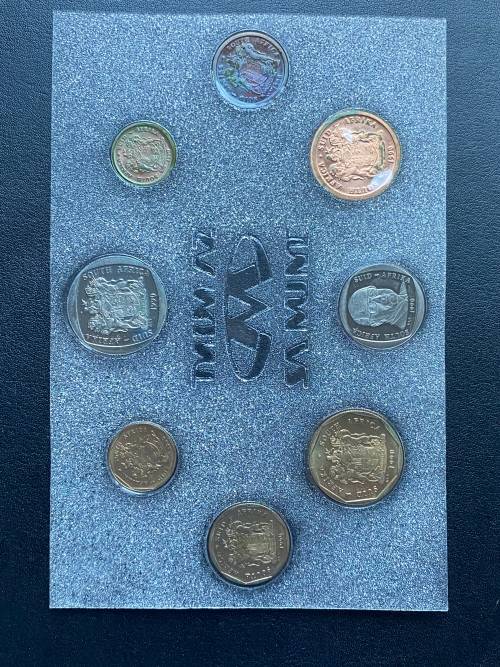 1990 South Africa Uncirculated Coin Set. PW Botha on Back of R1