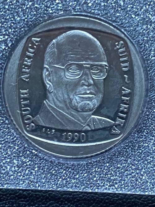 1990 South Africa Uncirculated Coin Set. PW Botha on Back of R1