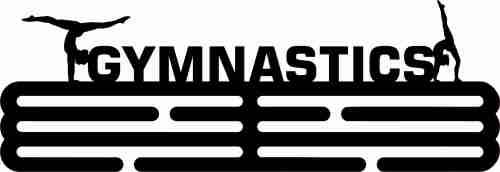 Gymnastics Medal Hanger - Black