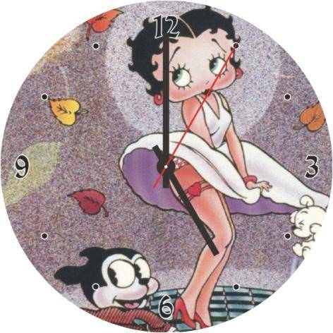 Betty Boop CD Clock