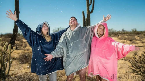 Huggle Hoodie, Ultra Plush Blanket Hoodie, TV Blanket Hoodie
