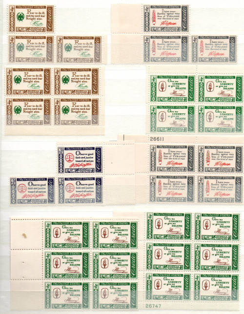 USA Page Mint Lots- United States of America