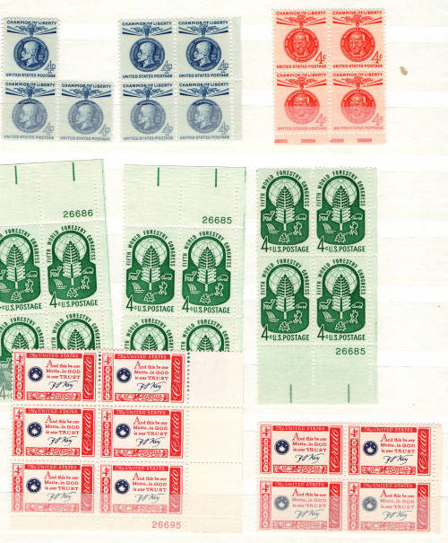 USA Page Mint Lots- United States of America