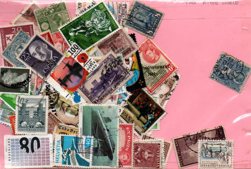 Stamp Album Clearance 100 Mixed World