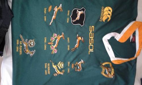 Limited Edition Springbok Jersey. 100 Years