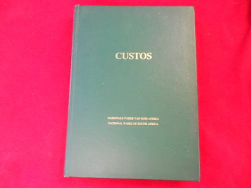 "Custos National Parks of South Africa" hard cover book April 1985-March 1986