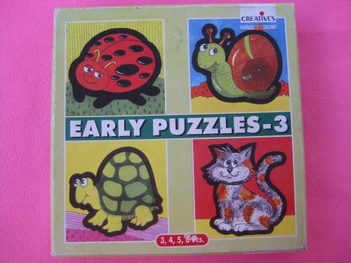 Early puzzles - 3   Simple Jigsaw puzzles.