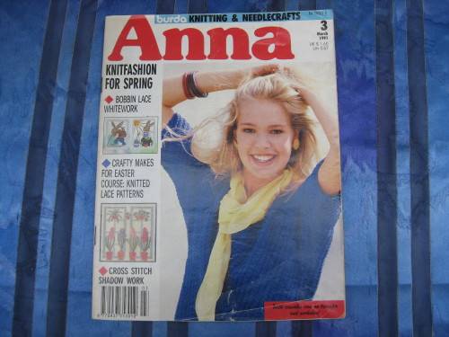 Burda "Anna" magazine.  March 1991.  All patterns intact.